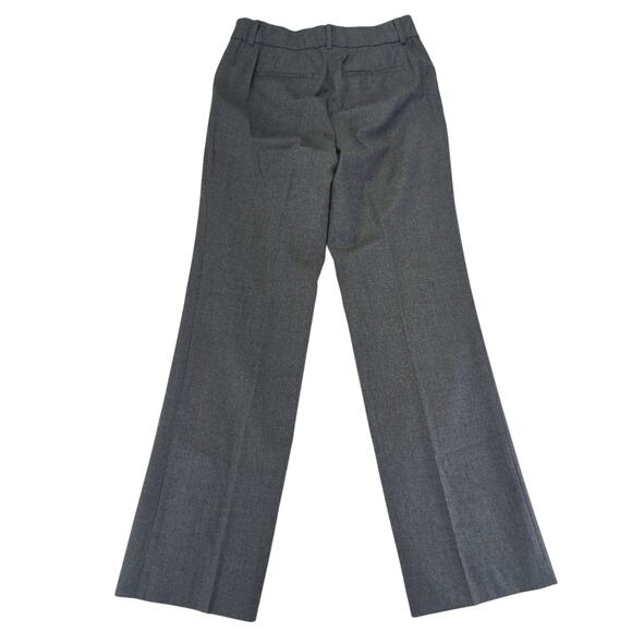 Talbots Wool Stretch Trouser Pants Dress Pants Women's 4 Gray Woven Italy Lined - Picture 2 of 9